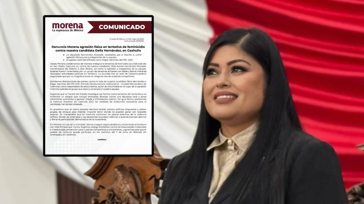 ¡Con bates y fierros! Candidata por Morena en Coahuila Delia Hernández fue víctima de agresión física en tentativa de feminicidio durante recorridos