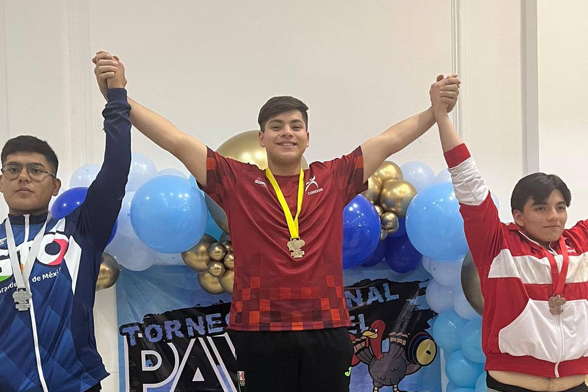 Hermosillo: Ihann del Cecyte gana primer lugar en Torneo nacional de Halterofilia