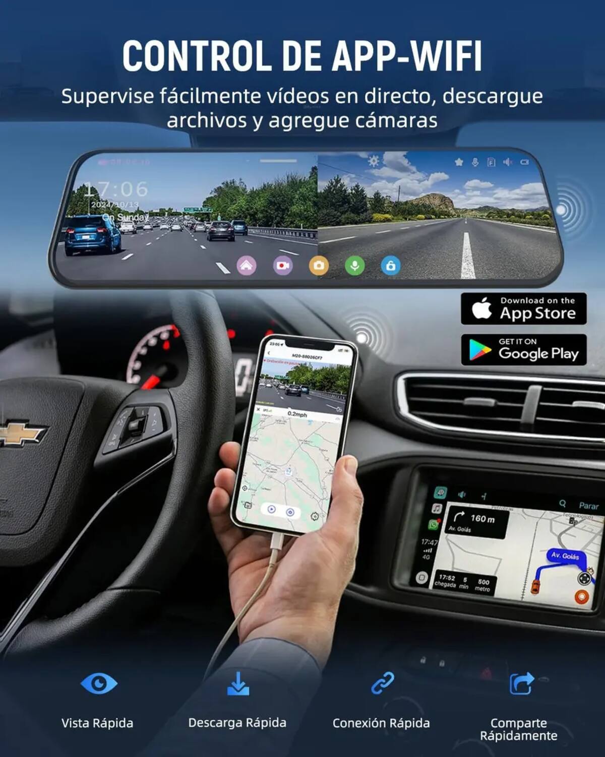 Cámara vehicular Visauto M10 | Mercado Libre