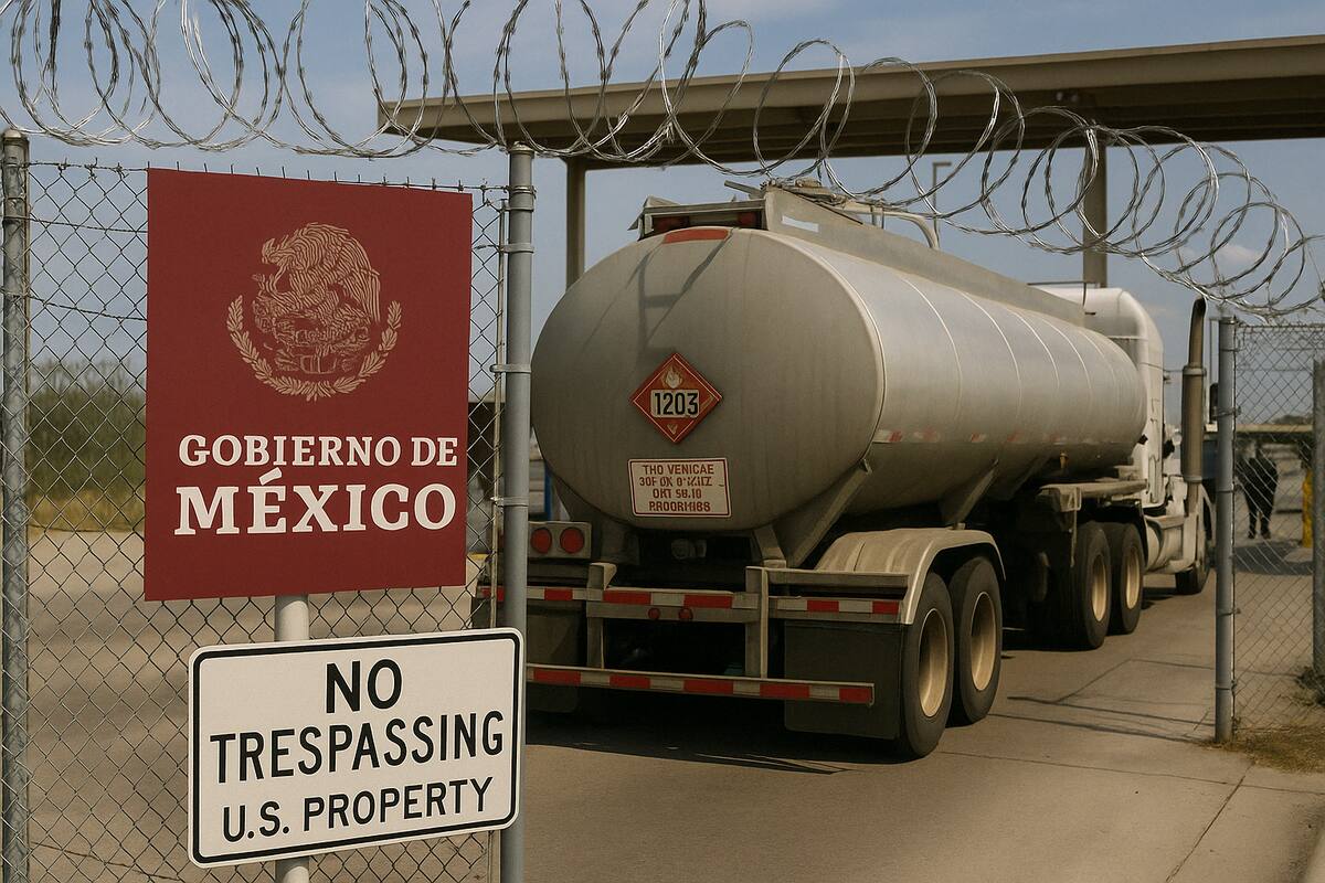 México cierra paso a camiones con combustible desde Texas por combate al contrabando
