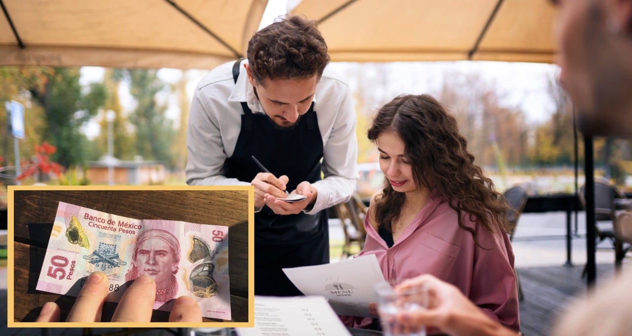 La propina es una gratificación voluntaria que nunca debe agregarse a una cuenta como obligación, según la Profeco