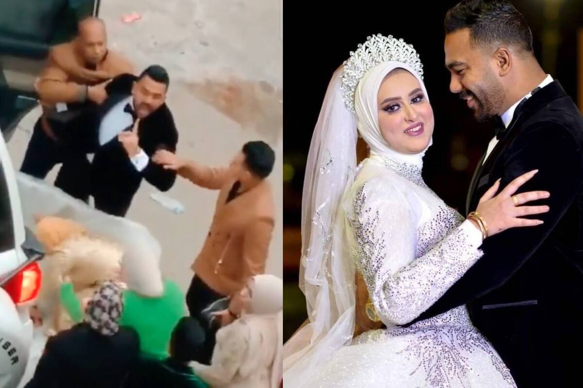 VIDEO: Novio golpea a su futura esposa en pleno camino hacia su boda