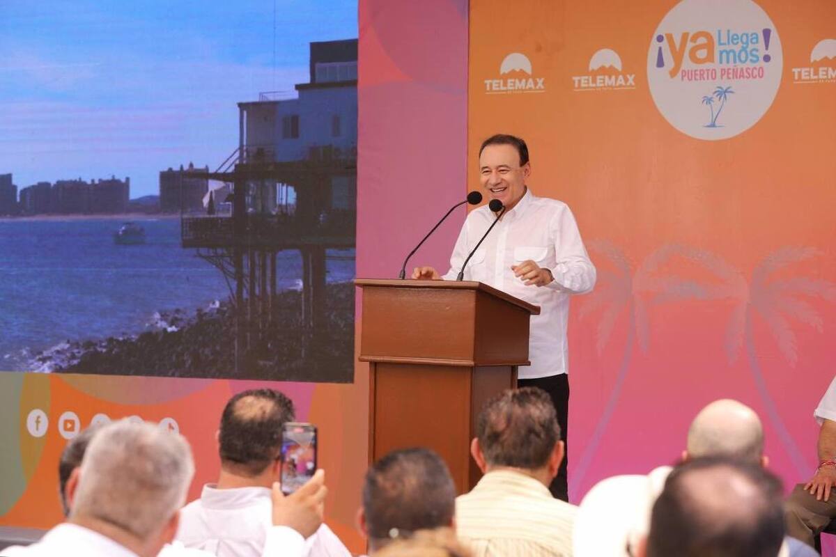 Encabeza Gobernador de Sonora lanzamiento de la señal de Telemax en Peñasco