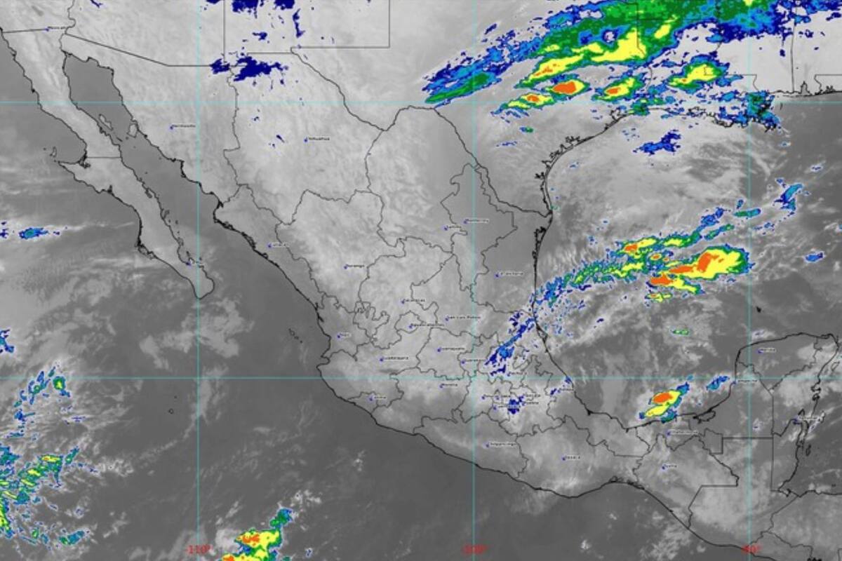 Clima en México: Frente frío 17 ocasionará lluvias en el Noreste, Oriente y Sureste del País