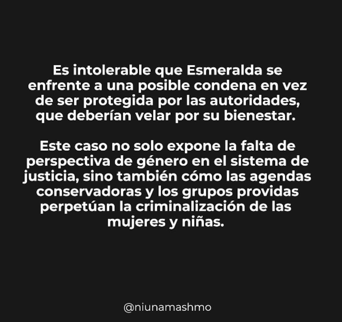 Post Instagram (@niunamashmo)