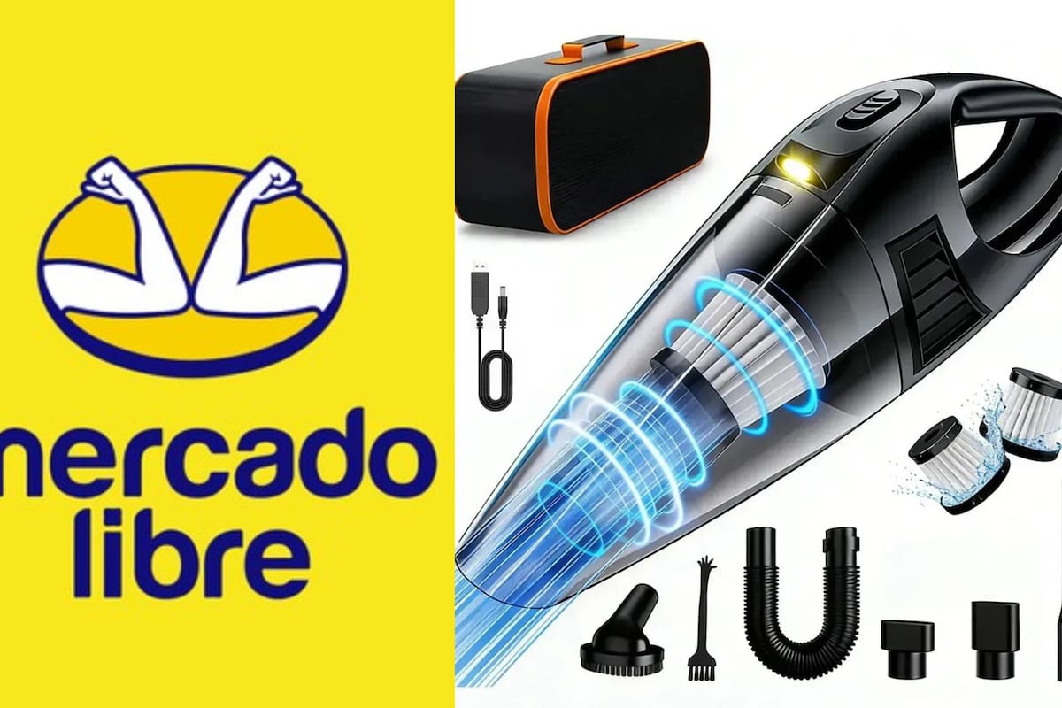 La aspiradora portátil Aiyinsmart AS01 se posiciona como la tercera más vendida en Mercado Libre al ofrecer un 53% de descuento que reduce su precio a 232 pesos