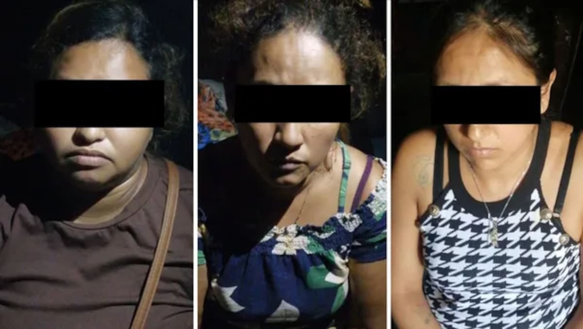 Tres mujeres fueron detenidas por la desaparición y muerte de Noelia Daylen. Foto: Fiscalía de Oaxaca