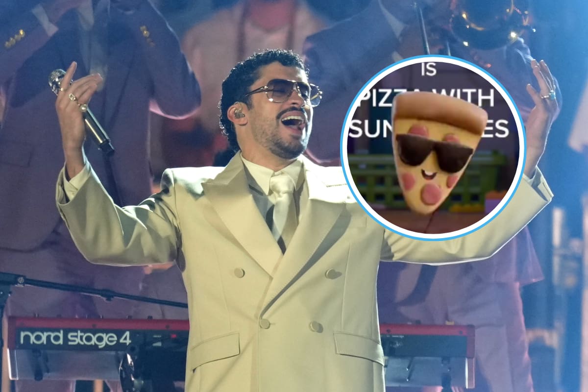 Muestran escenas de Bad Bunny en Toy Story 5: así suena su personaje “Pizza con Gafas de Sol”