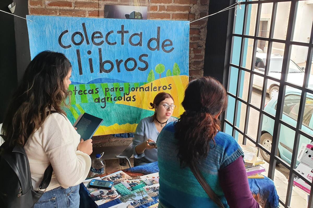 Colectan más de 300 libros para jornaleros