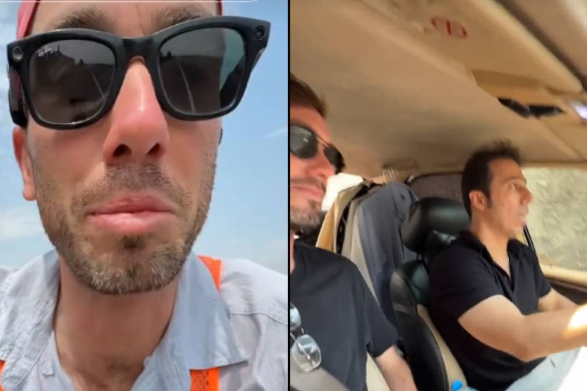 Influencer estadounidense quedó atrapado en Irán durante ataque; había llegado semanas atrás en su bicicleta para documentar el turismo en ese país