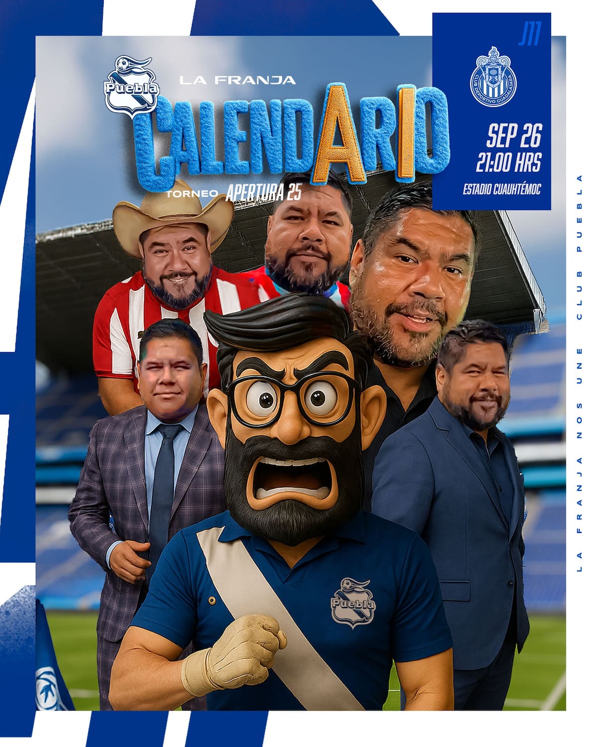 Jornada 11: Puebla recibe a Chivas.