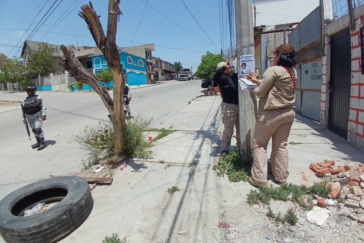 Realizan brigada de búsqueda para localizar a Lizeth Berenice López Flores