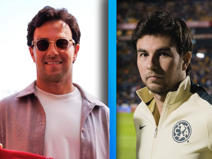 Checo Pérez se “olvida” del América y posa con la camiseta de otro equipo