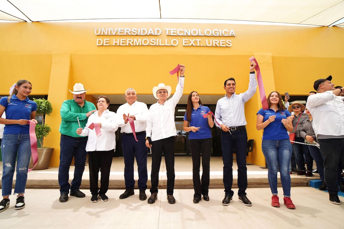 El gobernador Alfonso Durazo cumplió una demanda histórica de estudiantes con primeras instalaciones de la UTH en Ures. FOTOS: ESPECIAL