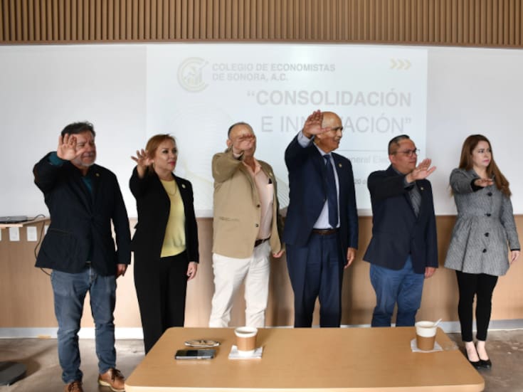 Ratifican a Francisco Javier Villegas al frente del Colegio de Economistas de Sonora para el periodo 2026–2027
