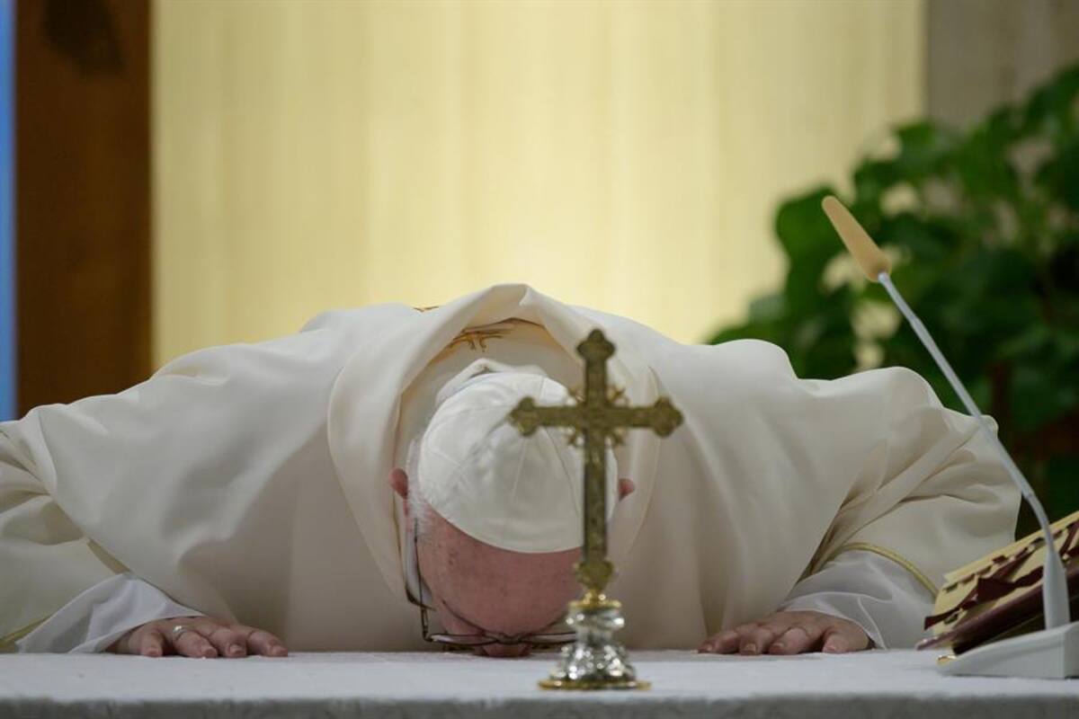 La oración del papa Francisco en momentos de pandemia