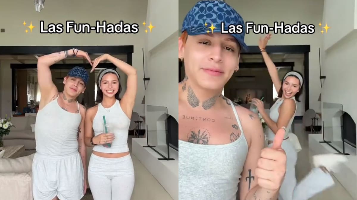 Ángela Aguilar regresa a su icónico cabello corto y causa polémica con trend viral en TikTok | Captura de video