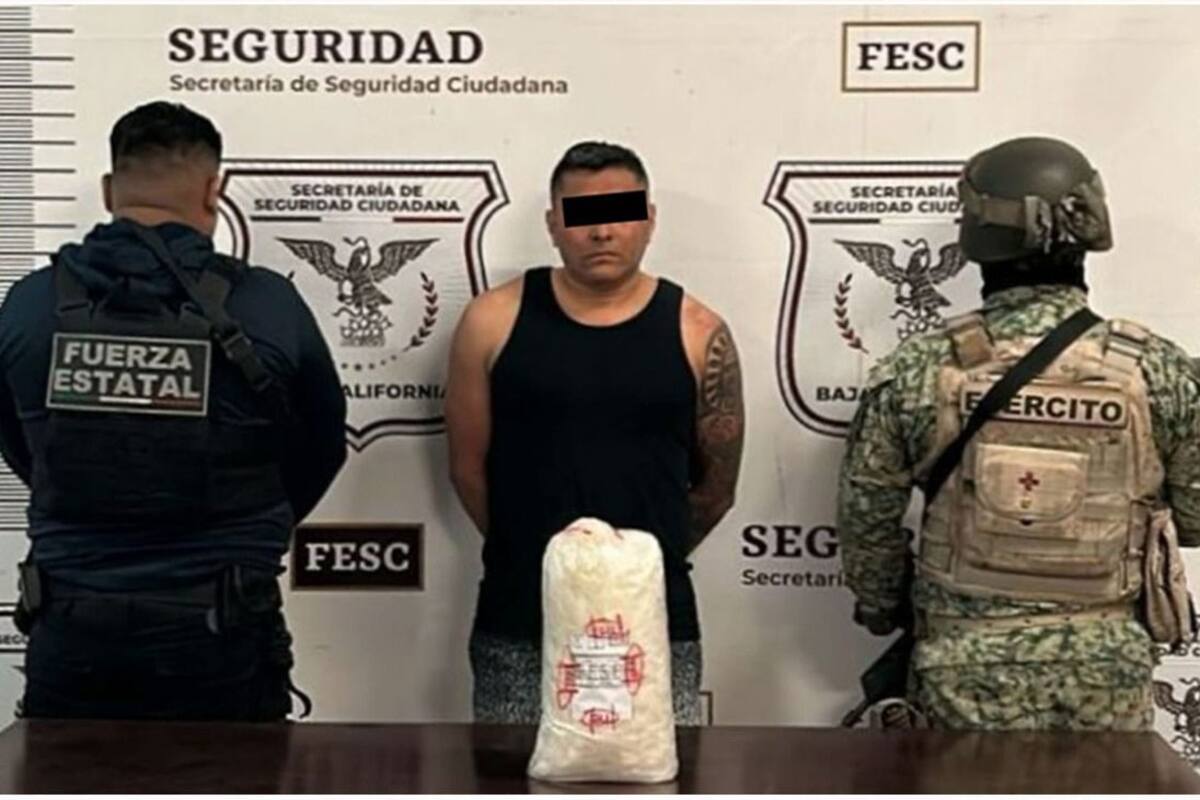 FESC y Sedena decomisan 4.5 kilos de metanfetamina en Tijuana