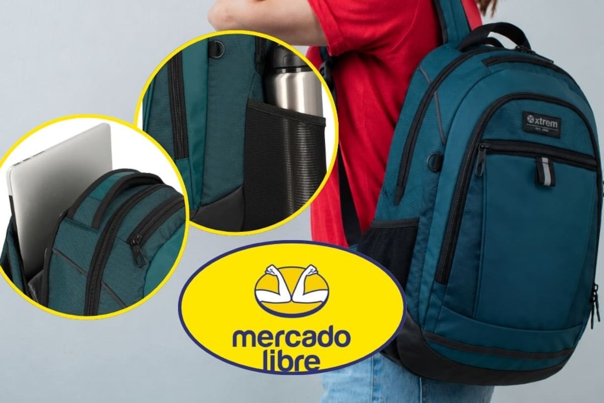 Oferta en Mercado Libre liquida la mochila Xtrem Brooklyn con espacio para laptop a 24 meses de 47 pesos