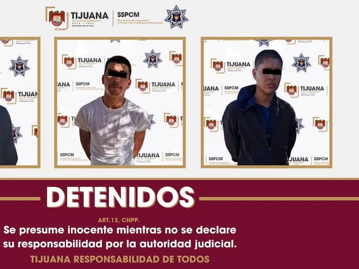 Asegura Policía Municipal de Tijuana a tres presuntos responsables de ataque armado