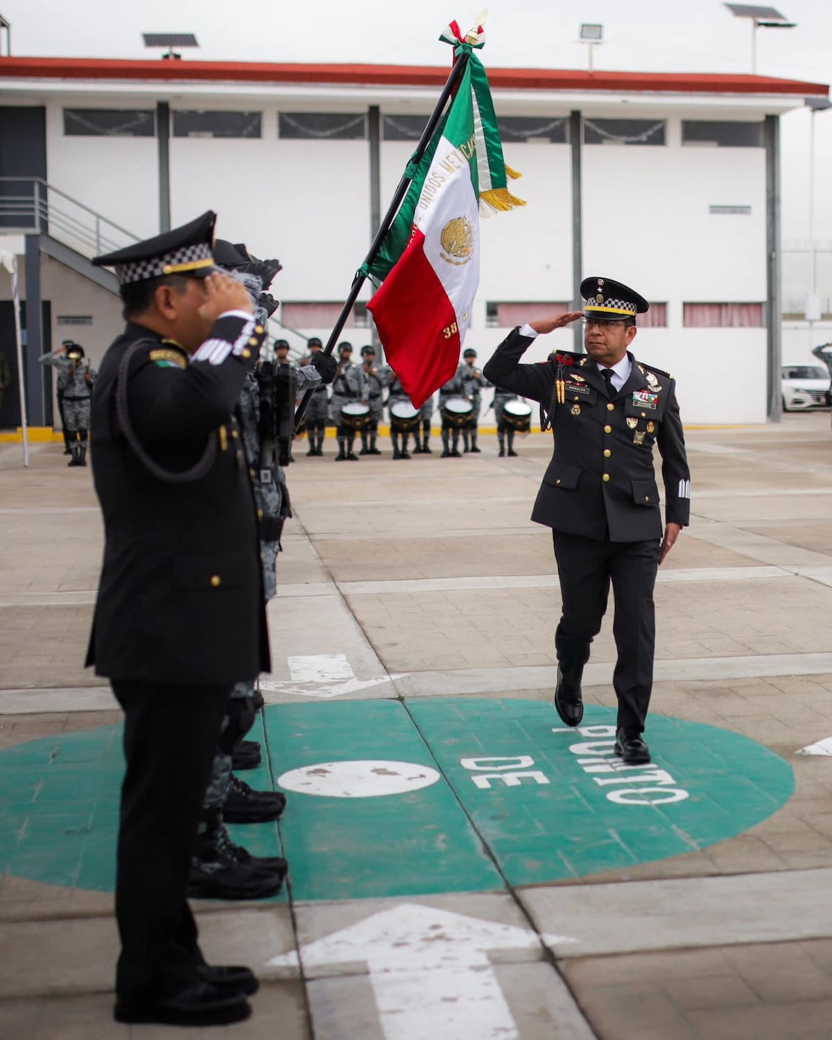 Toman posesión Daniel Gallegos Acevedo como comandante de la 2/a Zona Militar y David Morales Hernández como coordinador de la Guardia Nacional en Baja California. Foto: Cortesia