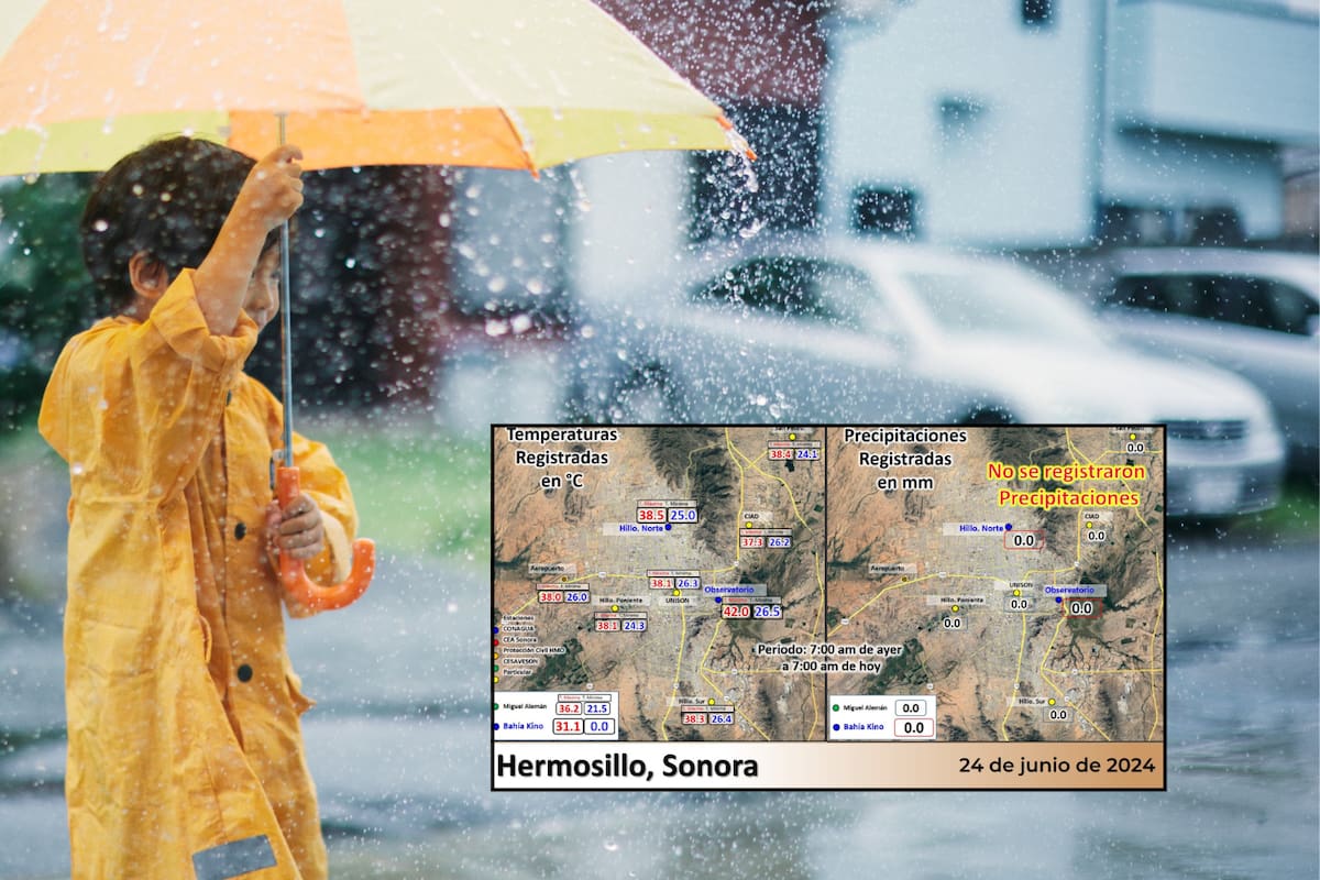 Esta semana se esperan lluvias y altas temperaturas en Sonora