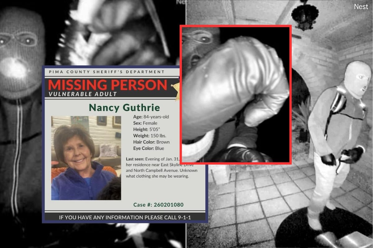 Guante con ADN coincide con sospechoso en video por desaparición de Nancy Guthrie, madre de Savannah Guthrie