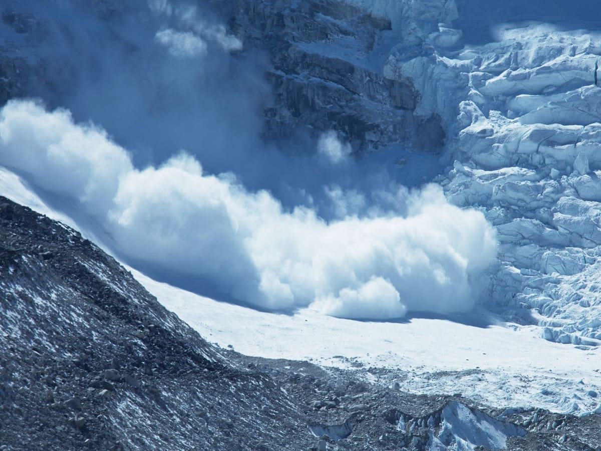 Ilustrativa de una 'avalancha invernal'. | Crédito: Canva