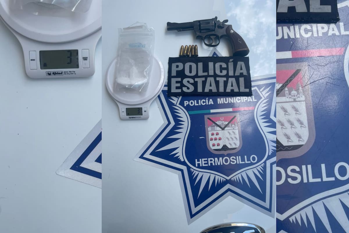 Captura Policía de Hermosillo y Estatal a grupo armado