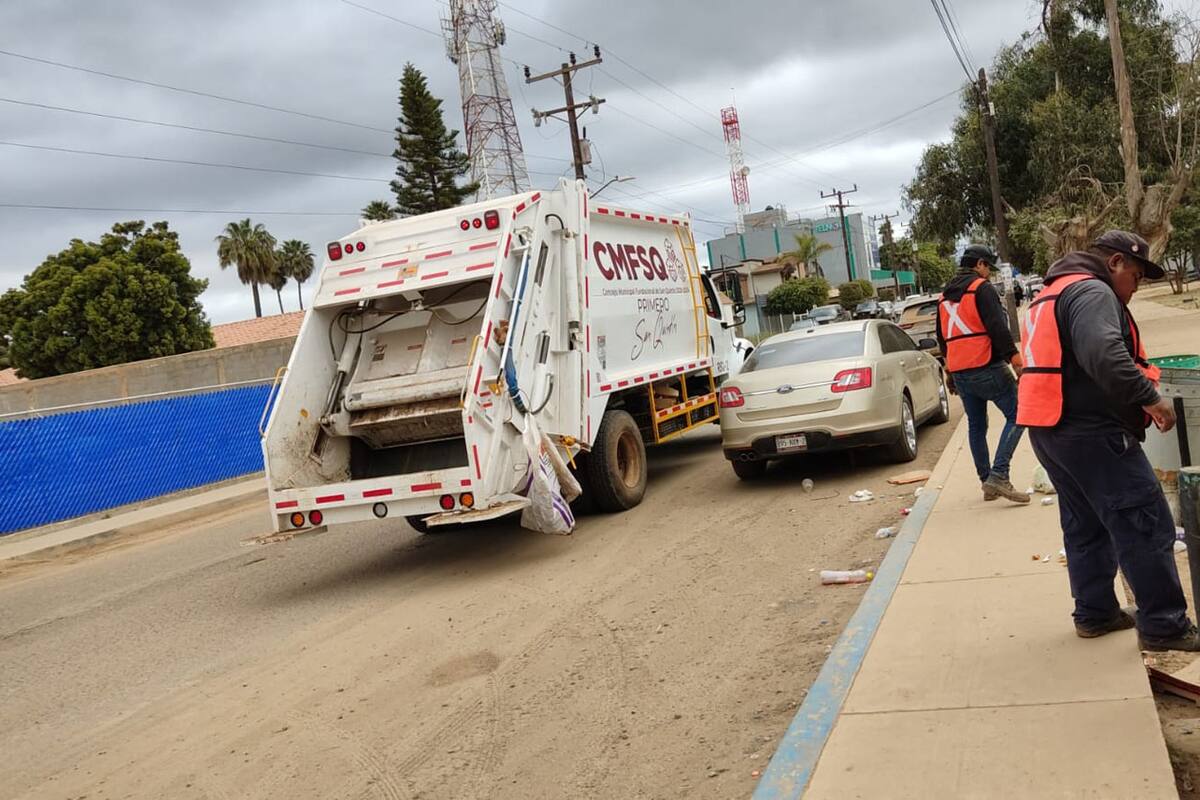 Mejora servicio de recolección de basura en San Quintín