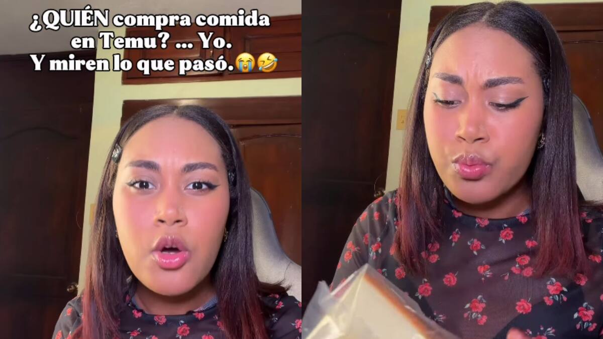 “Ni yo sabía que vendían comida por ahí”: mujer pide comida por Temu y se vuelve viral