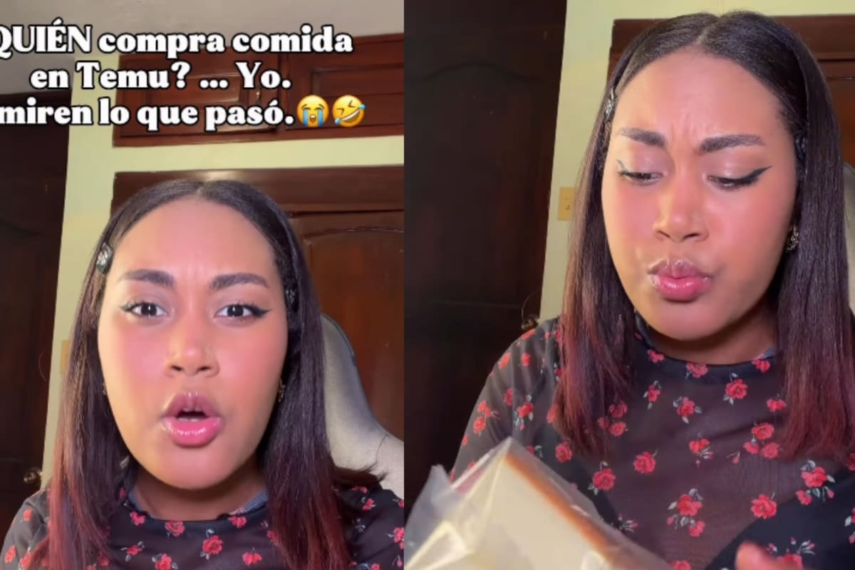 “Ni yo sabía que vendían comida por ahí”: mujer pide comida por Temu y se vuelve viral