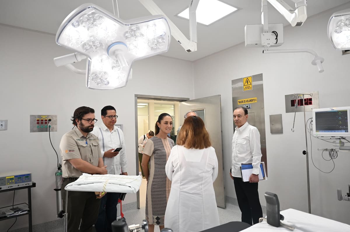 Entregan Durazo y Sheinbaum hospital para pueblos yaquis. | Crédito: Presidencia