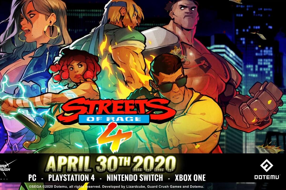 Streets of Rage 4 ya tiene fecha de estreno
