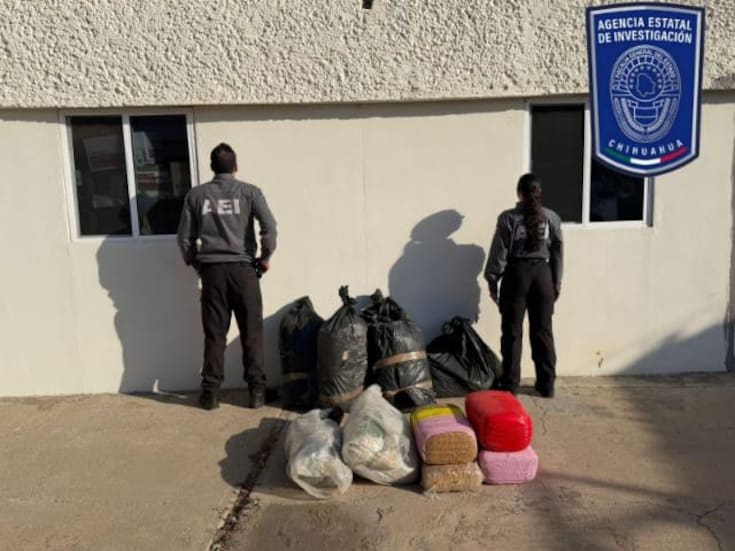 Asegura más de 70 kilogramos de marihuana en operativo contra el narcomenudeo en Hidalgo del Parral, Chihuahua