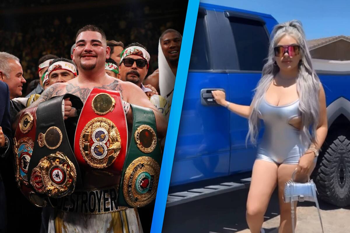 Andy Ruiz acusó a su exesposa de robarle los cinturones de campeonato y un millón de dólares en joyas