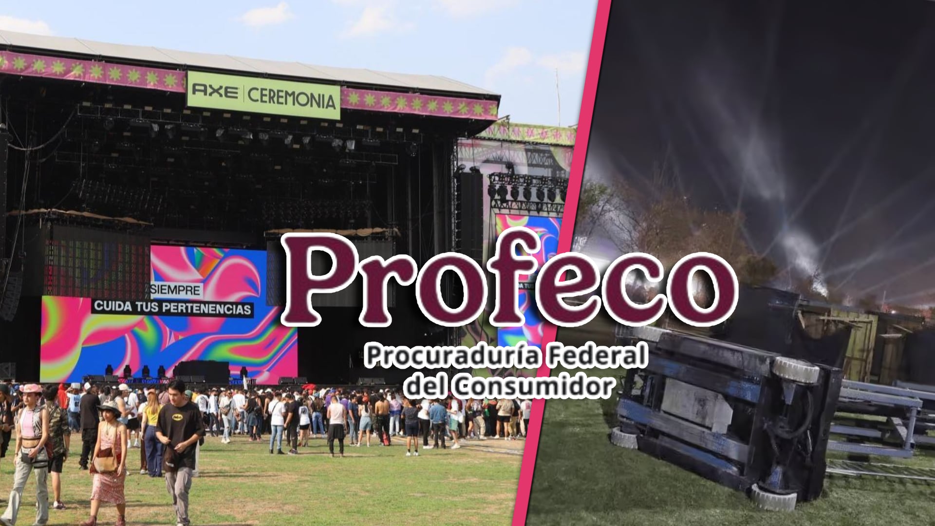 Profeco confirma cero quejas por reembolsos tras tragedia en Ceremonia 2025 / Foto: Especial
