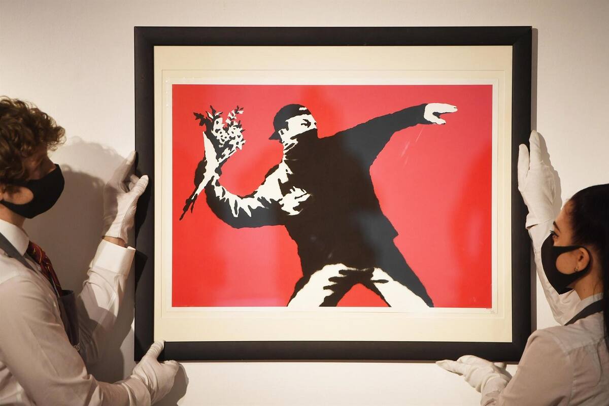 Sotheby's aceptará pagos con criptomoneda en subasta de obra de Banksy