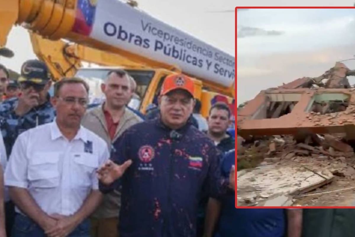 100 edificios colapsados y 70 mil familias afectadas reportan en La Guaira, uno de los estados con mayor reporte de daños en Venezuela, según Diosdado Cabello