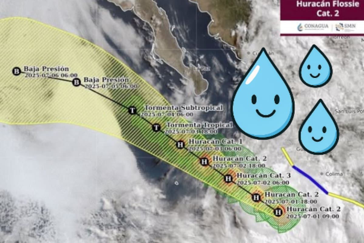 Flossie amenaza con lluvias extremas y oleaje peligroso en el Pacífico mexicano