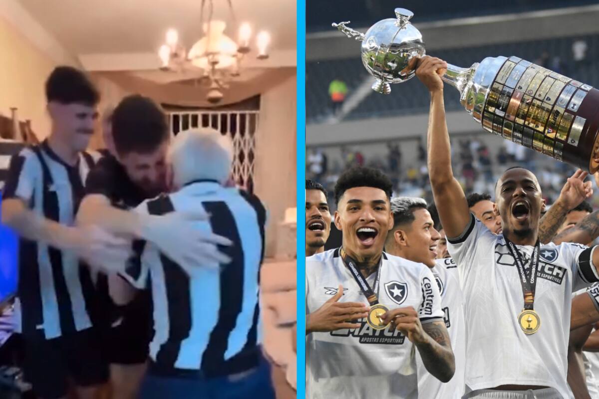 ¡Conmovedor! Abuelo y nietos celebran entre lágrimas el primer campeonato en la historia de su equipo de futbol
