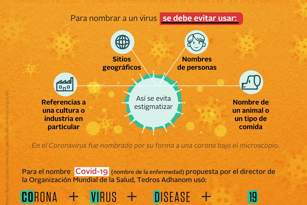 Cómo se nombra a un virus