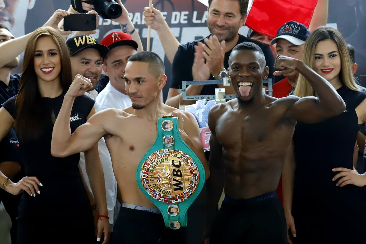 “Gallo” Estrada y Beamon dan el peso exacto