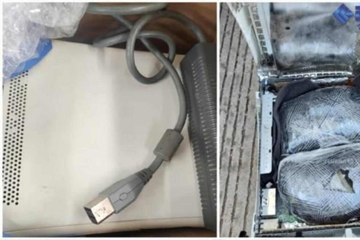 Aseguran paquetes de drogas escondidos en una consola de videojuegos