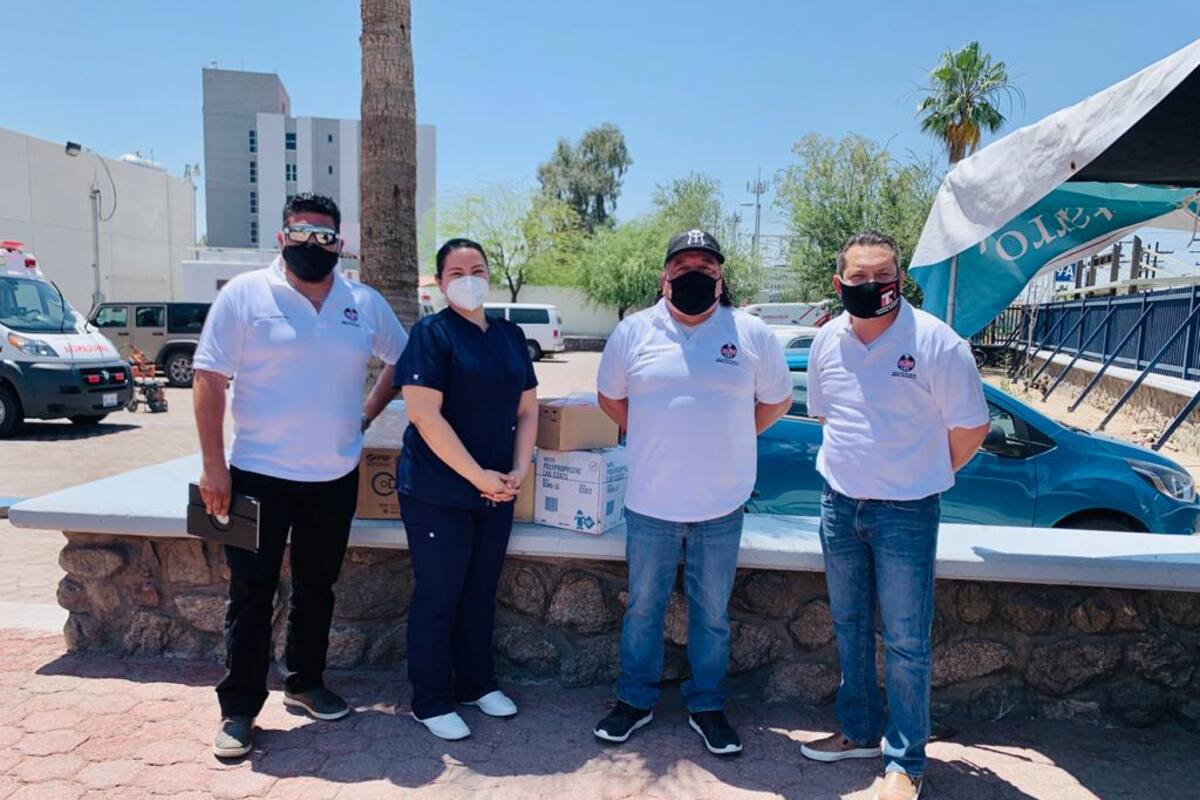 Realizan donativo por contingencia