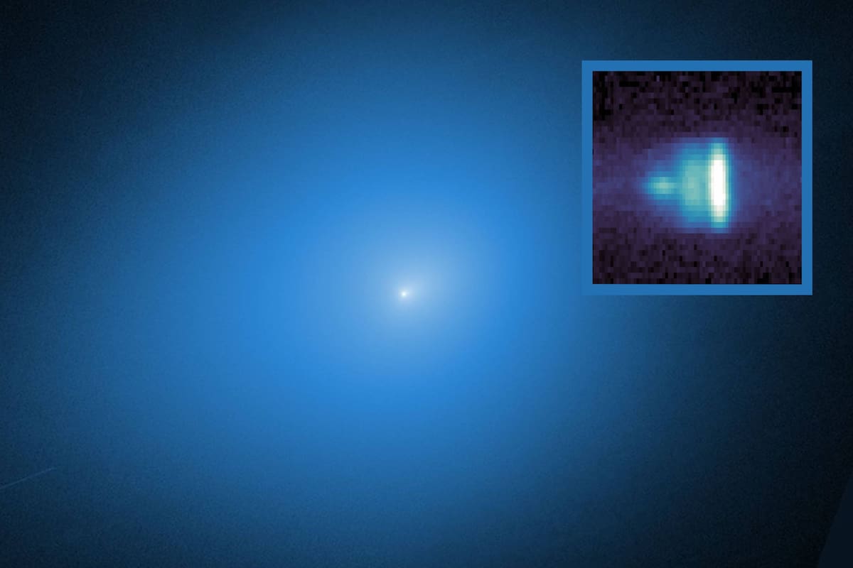 ¿Un corazón en el espacio? Descubren un misterioso ‘latido’ de luz en el cometa 3l/ATLAS