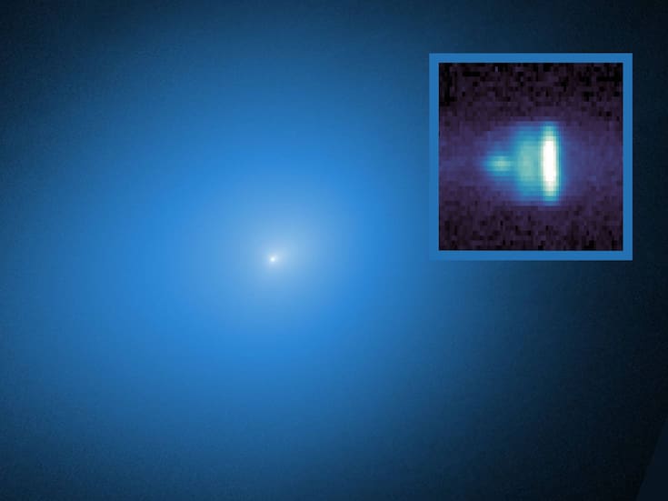 ¿Un corazón en el espacio? Descubren un misterioso ‘latido’ de luz en el cometa 3l/ATLAS