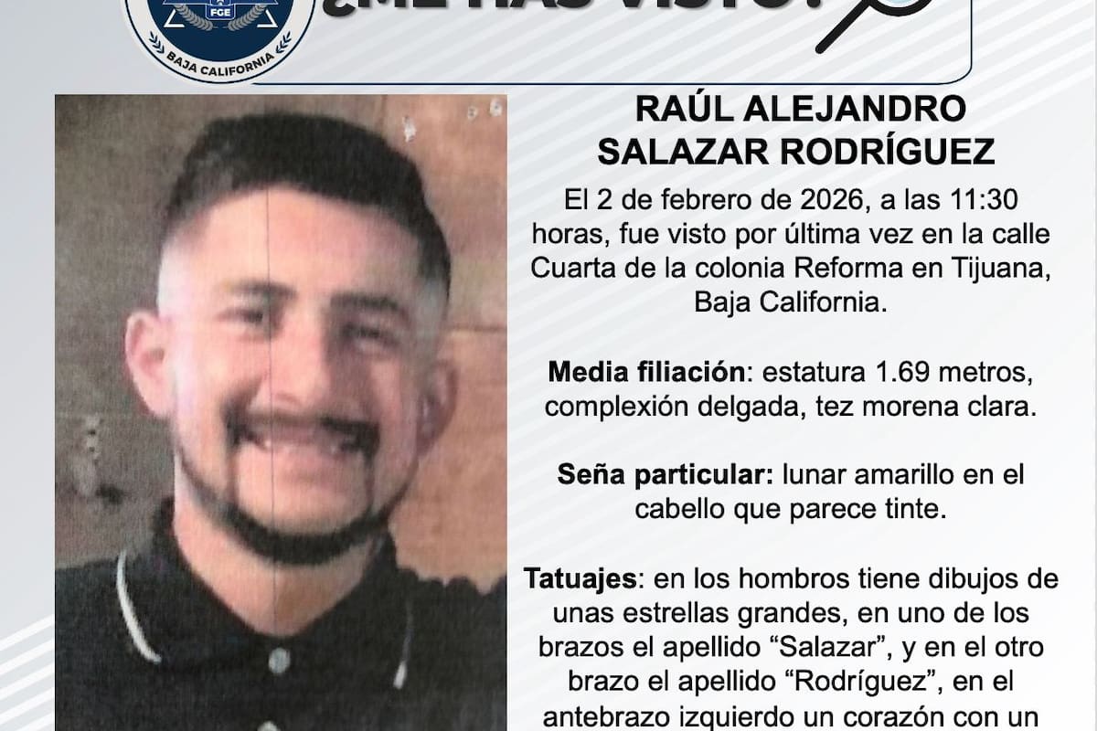 Se busca a Raúl Alejandro Salazar Rodríguez