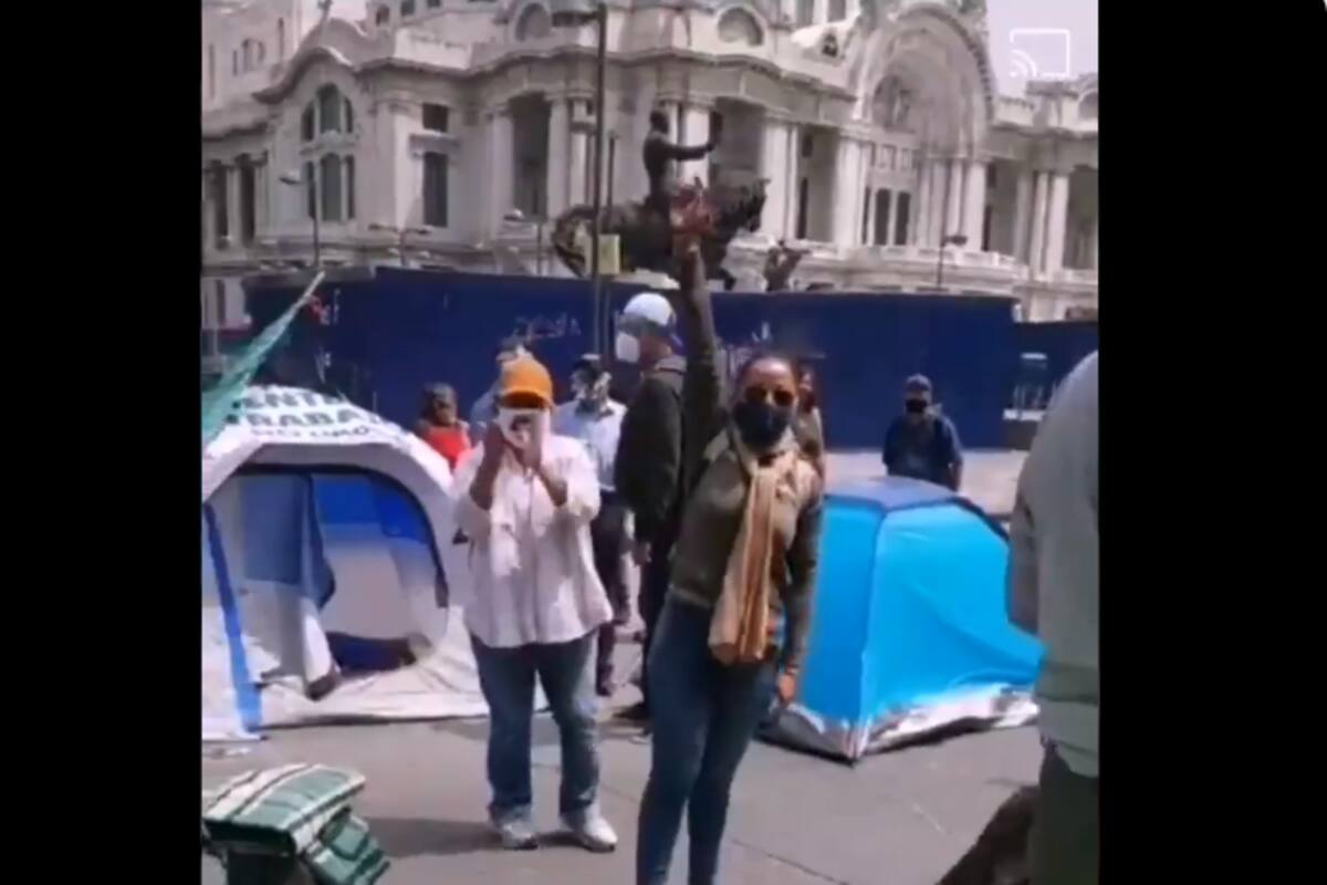 Video viral: "Vienen los cascos azules de la ONU y la OTAN para apoyar a Frenaaa": Trolean a manifestantes contra AMLO