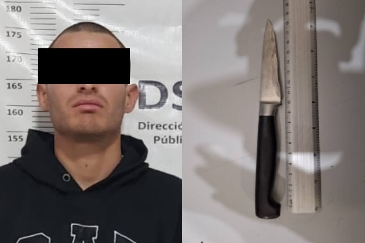 Detienen a hombre armado vinculado a robos en tiendas de autoservicio